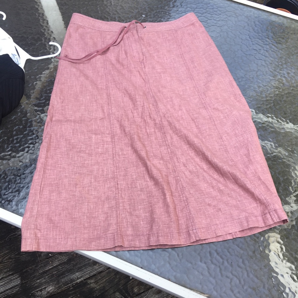 J Crew Pink Long Maxi A-Line Skirt